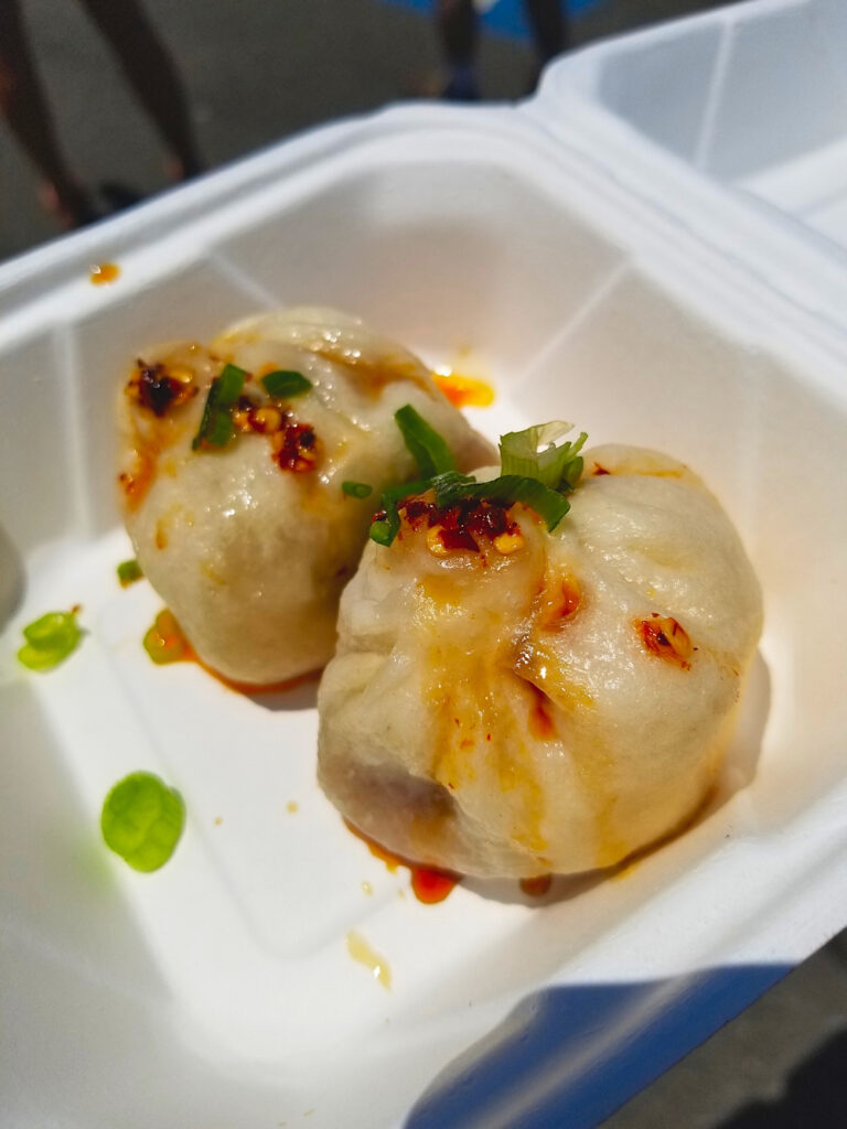 Spicy bao buns from Destination Dumplings